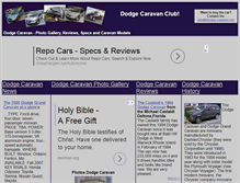 Tablet Screenshot of dodge-caravan.net